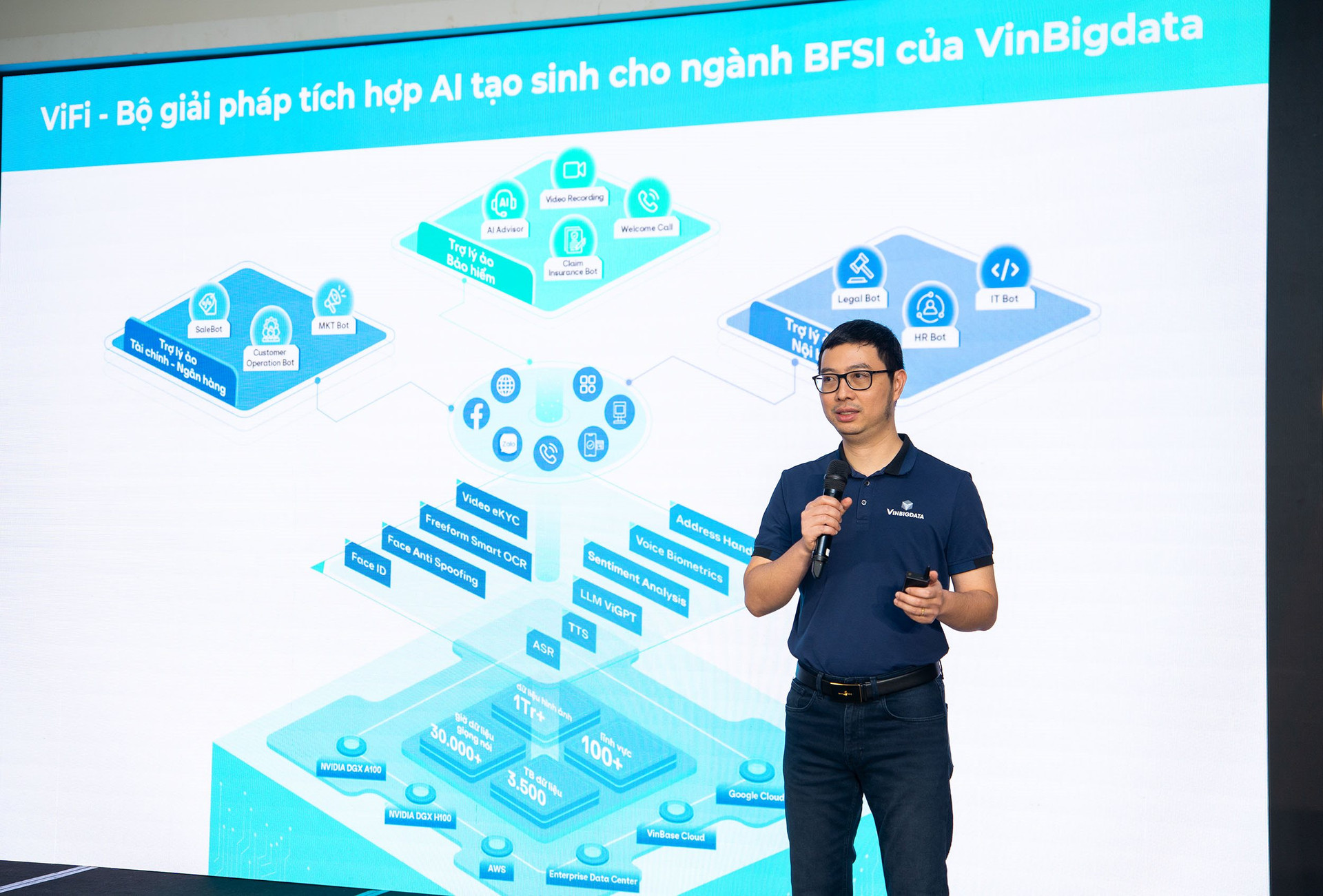 VinBigdata ra mắt giải pháp AI tạo sinh cho ngành tài chính - ngân hàng - bảo hiểm