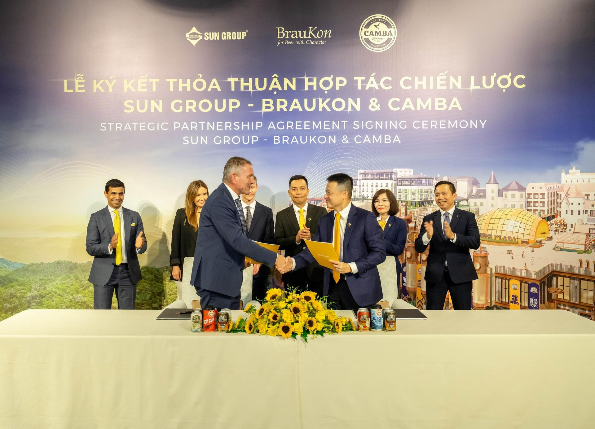 Sun Group hợp tác chiến lược với thương hiệu bia danh tiếng của Đức