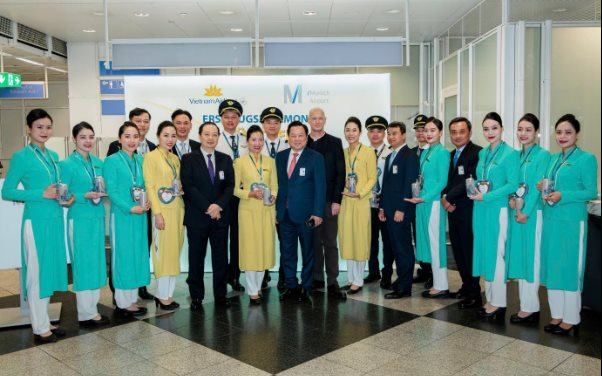 Vietnam Airlines khai trương đường bay thẳng đến thành phố Munich (Đức)