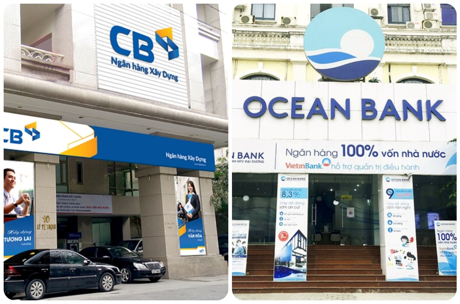 Chính phủ đã hoàn thiện phương án chuyển giao CBBank và OceanBank: Vietcombank và MB chuẩn bị tiếp nhận ngân hàng 0 đồng?