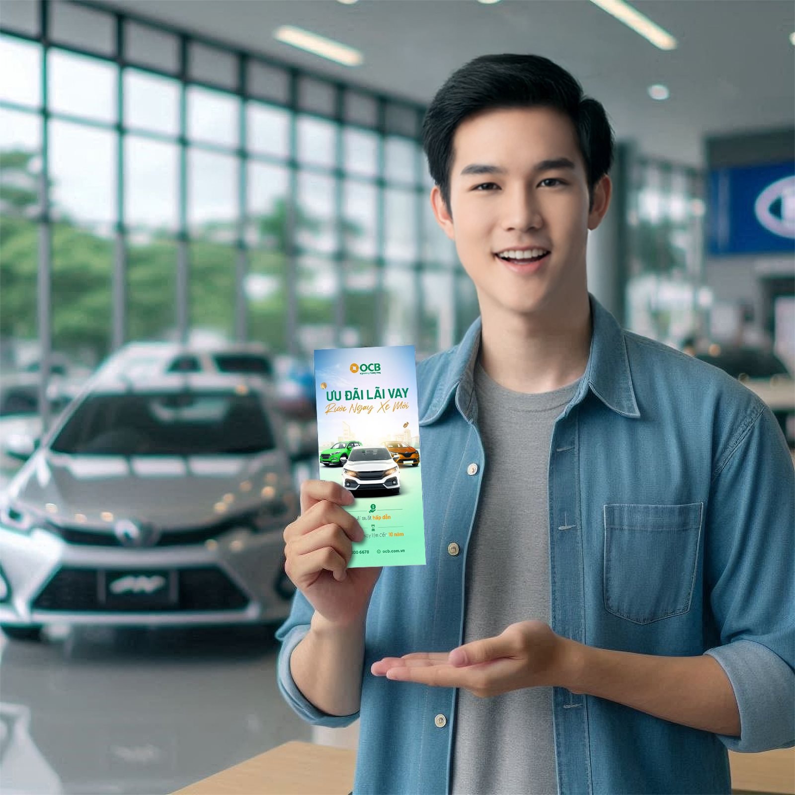 Sắm xe cực dễ với gói vay trả góp ưu đãi từ OCB