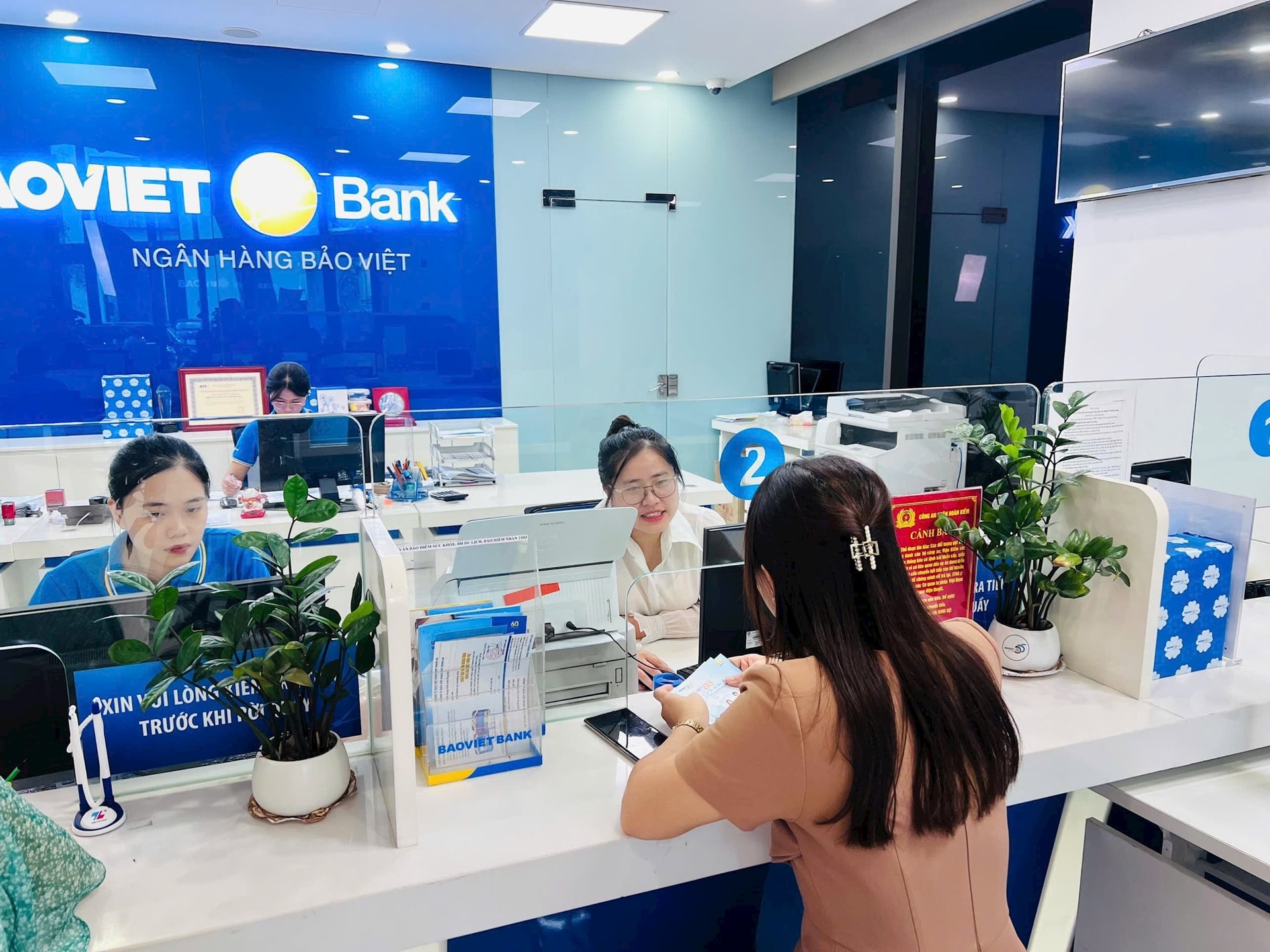 BAOVIET Bank tăng trưởng cho vay khách hàng 12% trong 9 tháng đầu năm, tiền gửi tăng 8,3%