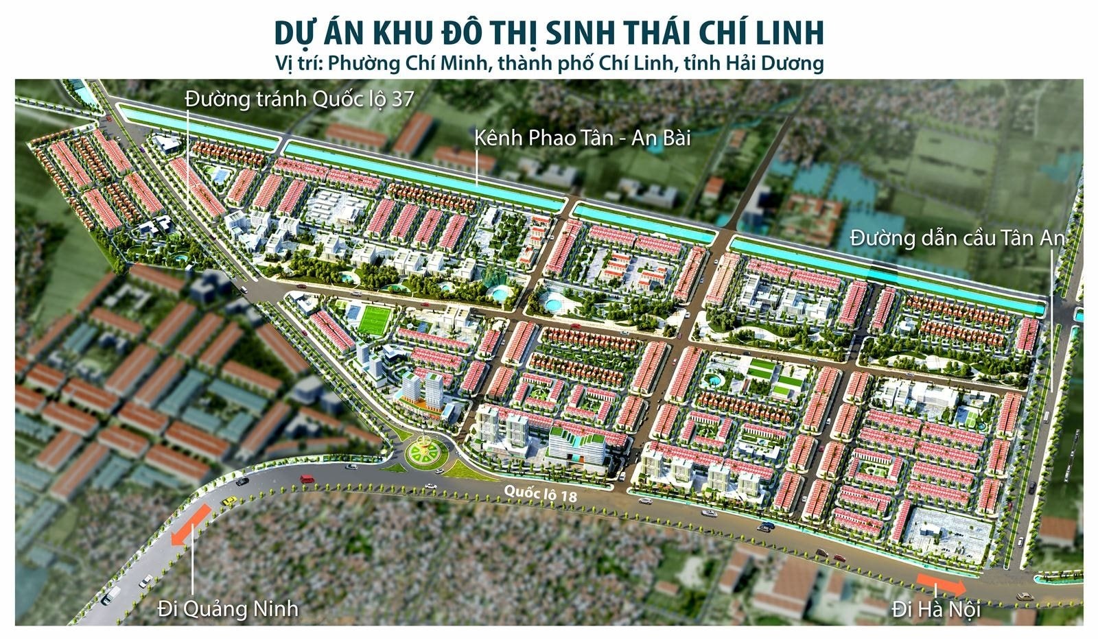 Diễn biến mới của Dự án Khu đô thị sinh thái Chí Linh quy mô 120ha của Constrexim tại Hải Dương