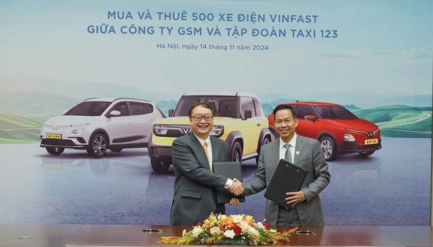 Hãng taxi đầu tiên tại Việt Nam đưa VF3 vào đội xe, tiếp tục mua và thuê thêm 500 xe điện VinFast từ công ty của ông Phạm Nhật Vượng