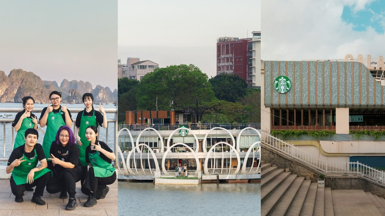 Từ sông Hương đến vịnh Hạ Long, chợ Đà Lạt: Starbucks tăng tốc hiện diện tại những địa điểm "phải đến" ở nhiều địa phương