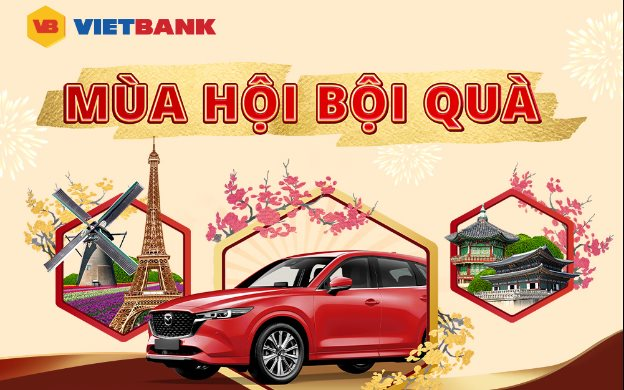 Khách hàng Vietbank có cơ hội trúng xe hơi trị giá hơn 1 tỷ đồng