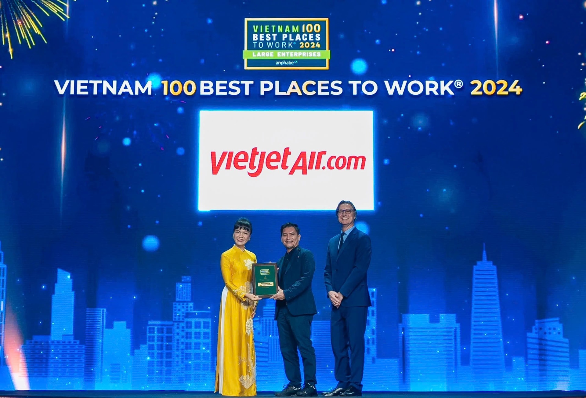 Giải thưởng “Nơi làm việc tốt nhất Việt Nam 2024” xướng tên Vietjet, FPT, Vingroup