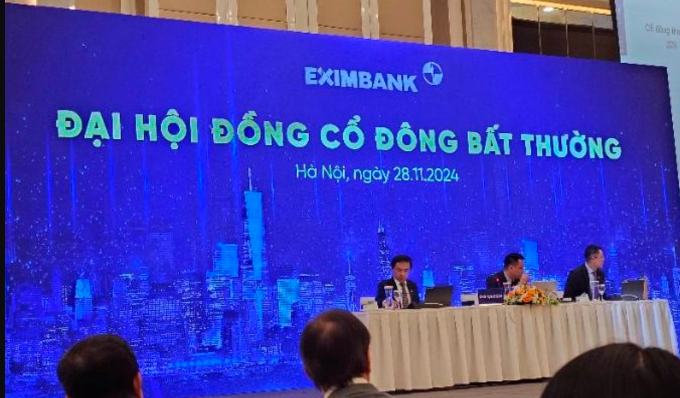 Kết quả ĐHCĐ bất thường Eximbank: Chuyển trụ sở ra Hà Nội, miễn nhiệm 2 Phó chủ tịch HĐQT và Trưởng Ban kiểm soát