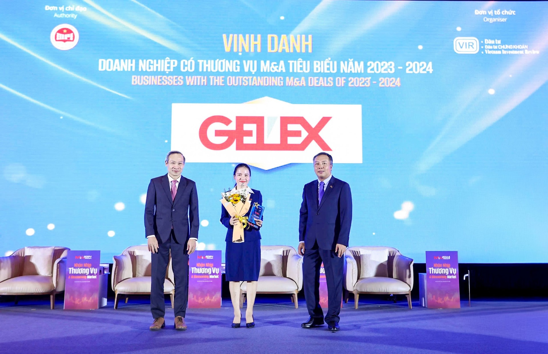 GELEX vinh dự là Doanh nghiệp có thương vụ M&A tiêu biểu 2023-2024