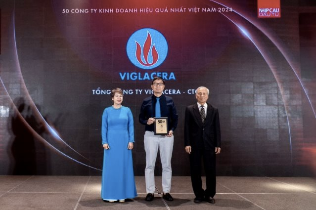 Viglacera được vinh danh “Top 50 Công ty Kinh doanh Hiệu quả nhất Việt Nam 2024” và “Bất động sản tiêu biểu 2024”