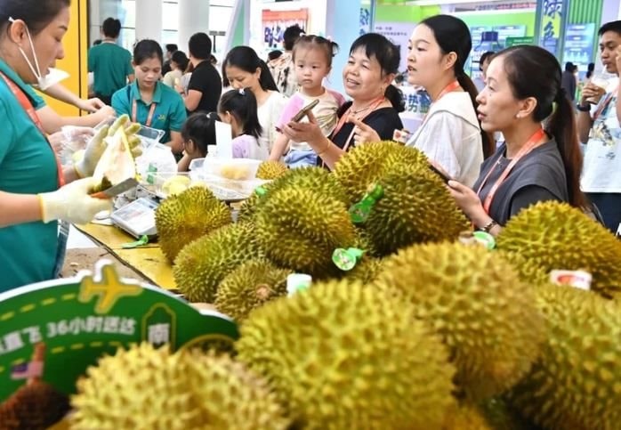 Cơn cuồng sầu riêng ĐNÁ tại Trung Quốc: Dân trung lưu tiết kiệm vẫn chi tiền mua dòng cao cấp, hiện tiêu thụ hơn 90% sản lượng toàn cầu