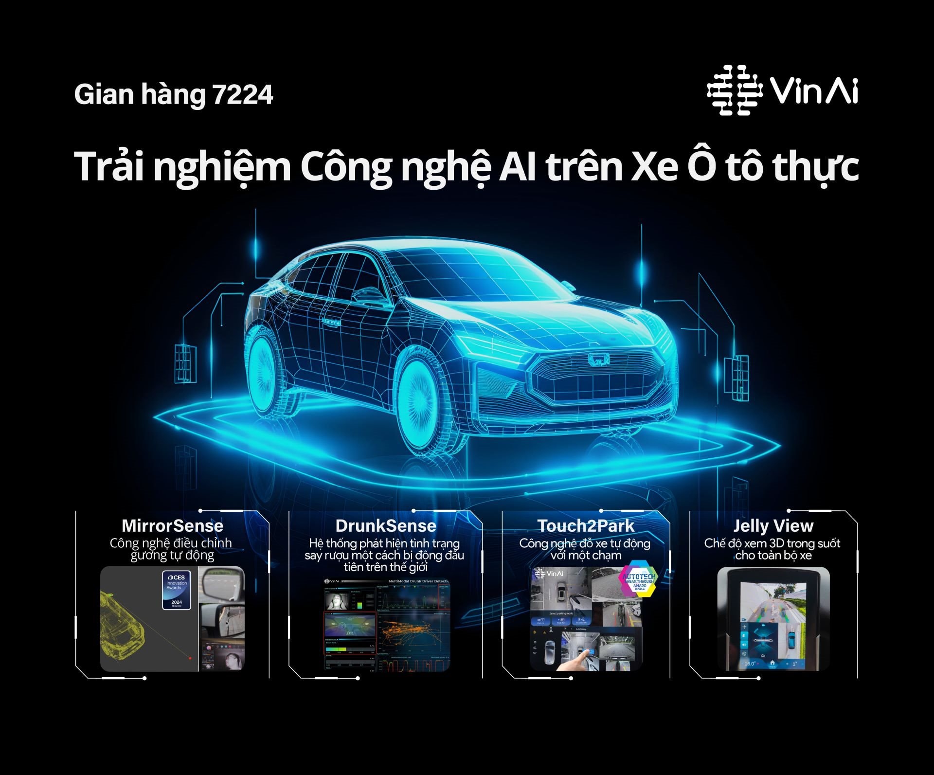 VinAI của tỷ phú Phạm Nhật Vượng giới thiệu những sản phẩm chưa từng có trên thế giới về công nghệ ô tô 