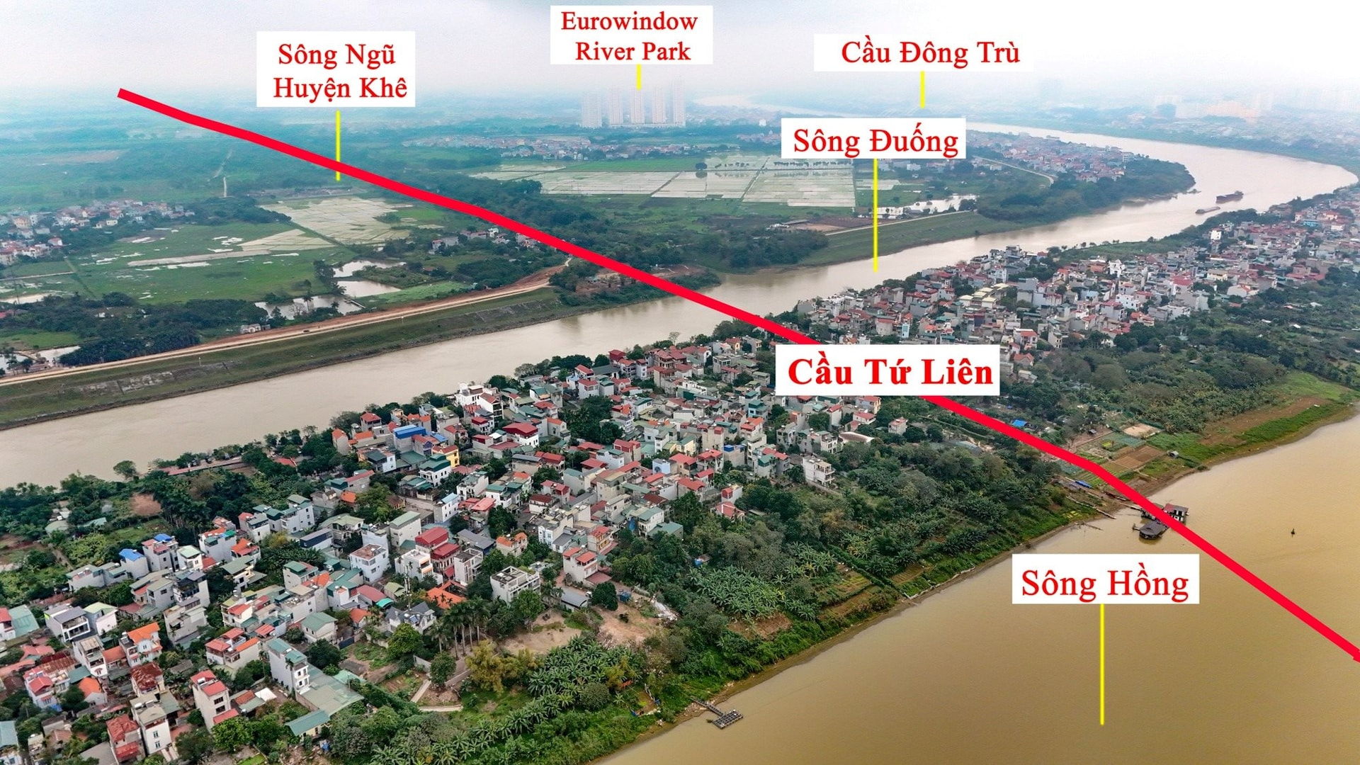 Chỉ 4 tháng nữa, "siêu cầu" vượt sông Hồng gần 20.000 tỷ do Vingroup và tập đoàn xây dựng lớn nhất Trung Quốc thực hiện dự kiến sẽ khởi công