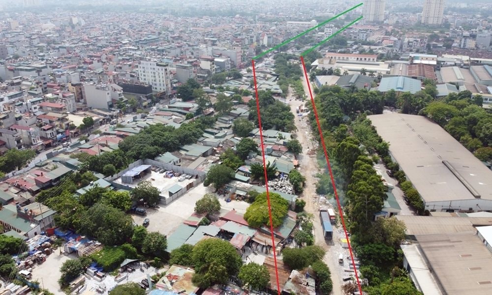 Hà Nội: Quận Hoàng Mai dự kiến sẽ thu hồi hơn 1.400m2 liên quan đến 24 thửa đất để nâng cấp, mở rộng đường Lĩnh Nam