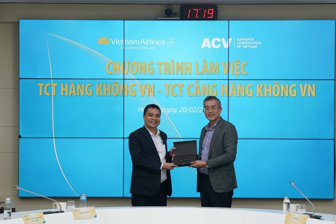 Lãnh đạo Vietnam Airlines và ACV họp bàn chiến lược quan trọng