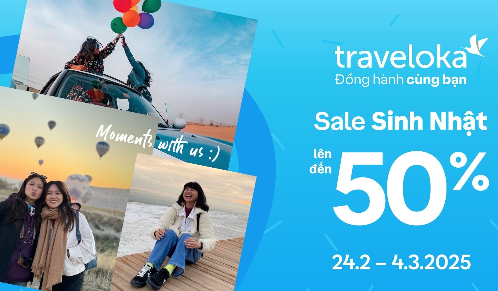 Hơn một thập kỷ đổi mới, Traveloka mừng sinh nhật với nhiều ưu đãi cho hàng triệu du khách trên khắp thế giới