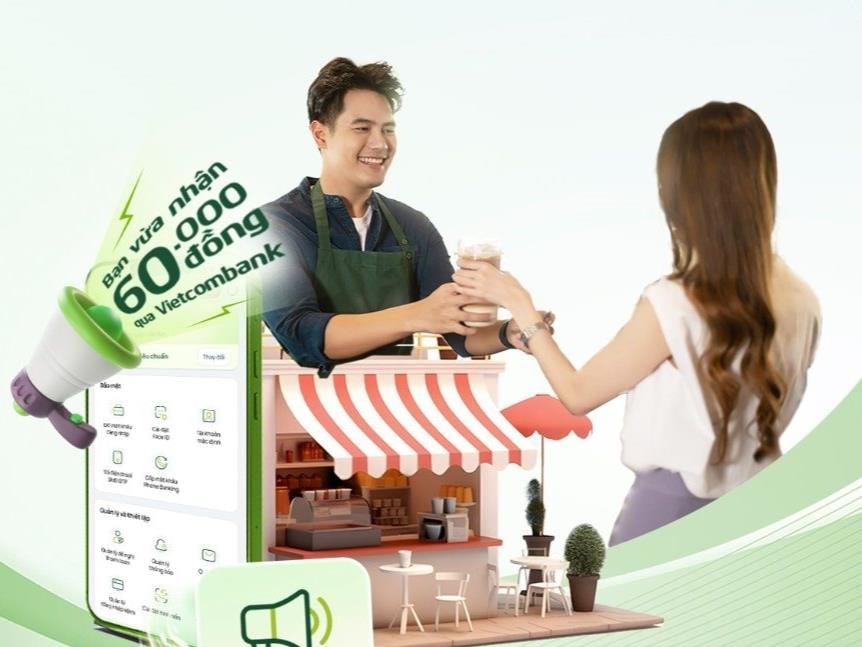 Đẳng cấp ông lớn: Vietcombank tiên phong đưa tính năng "loa ting ting" vào ứng dụng di động, miễn phí 100%