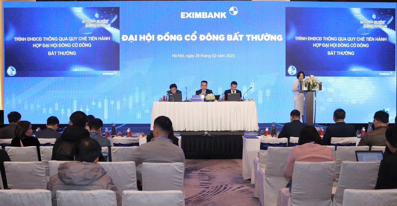 ĐHĐCĐ bất thường Eximbank: 281 cổ đông tham dự, lộ diện 3 thành viên mới của Ban Kiểm soát