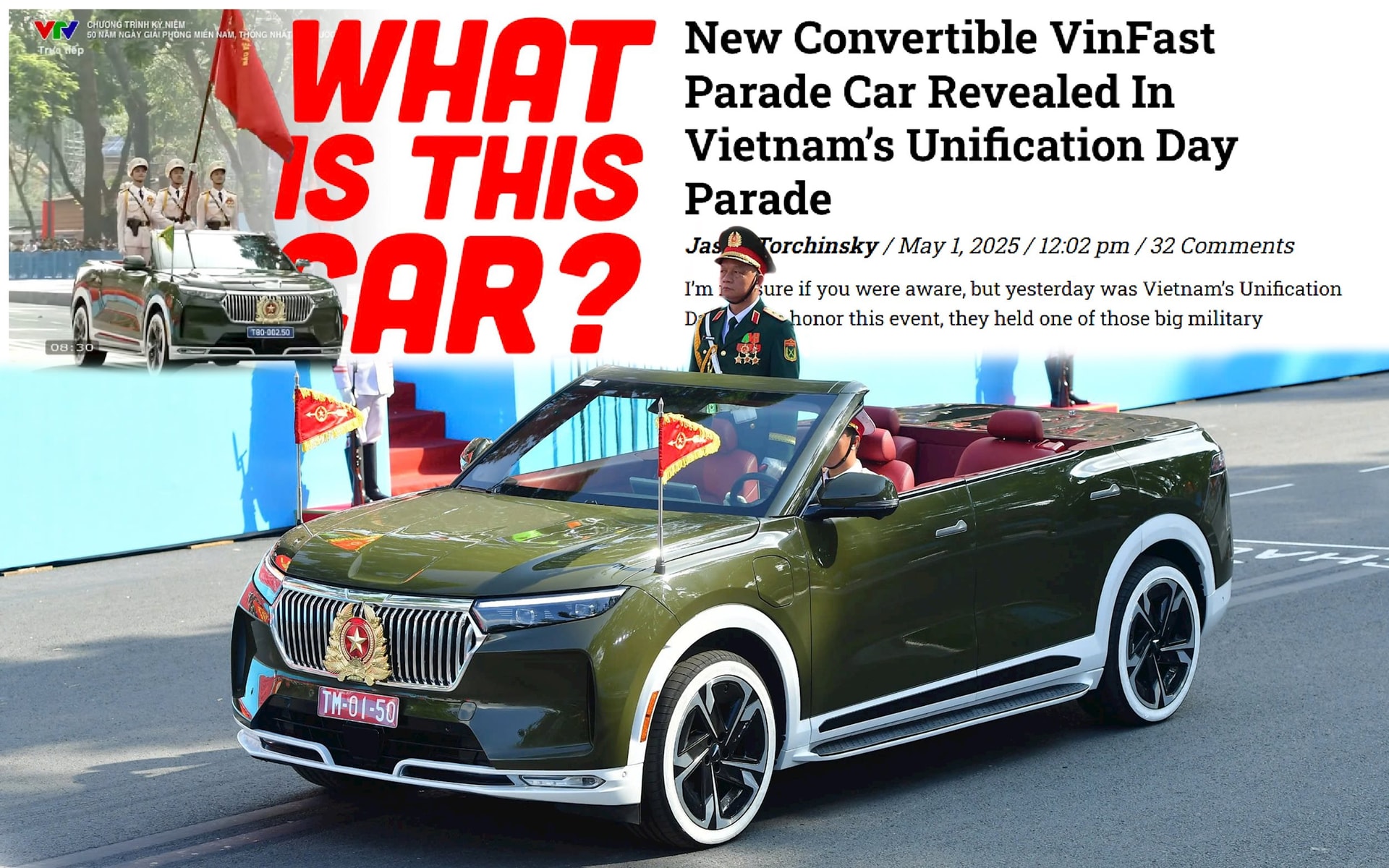Khách nước ngoài thắc mắc mãi về xe diễu binh ở Việt Nam, chuyên trang xe của Mỹ giải đáp có chính xác?