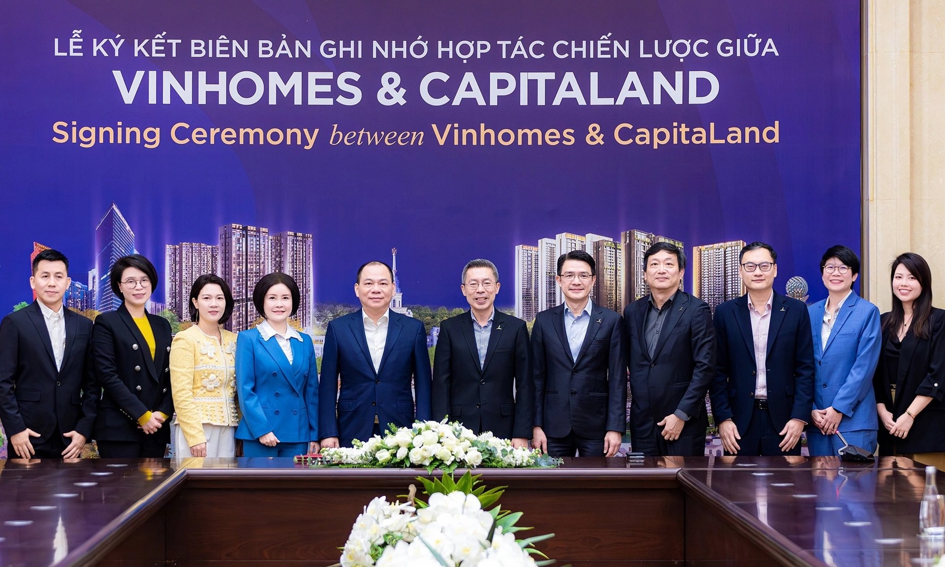 Tỷ phú Phạm Nhật Vượng bắt tay CapitalLand, phát triển lĩnh vực bất động sản