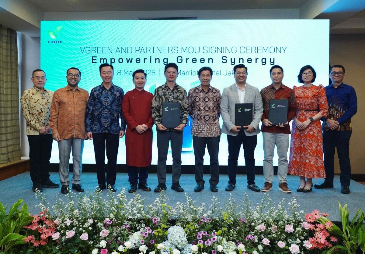 V-GREEN bắt tay 4 đối tác "phủ sóng" 63.000 cổng sạc VinFast tại Indonesia, tổng vốn đầu tư 300 Triệu USD