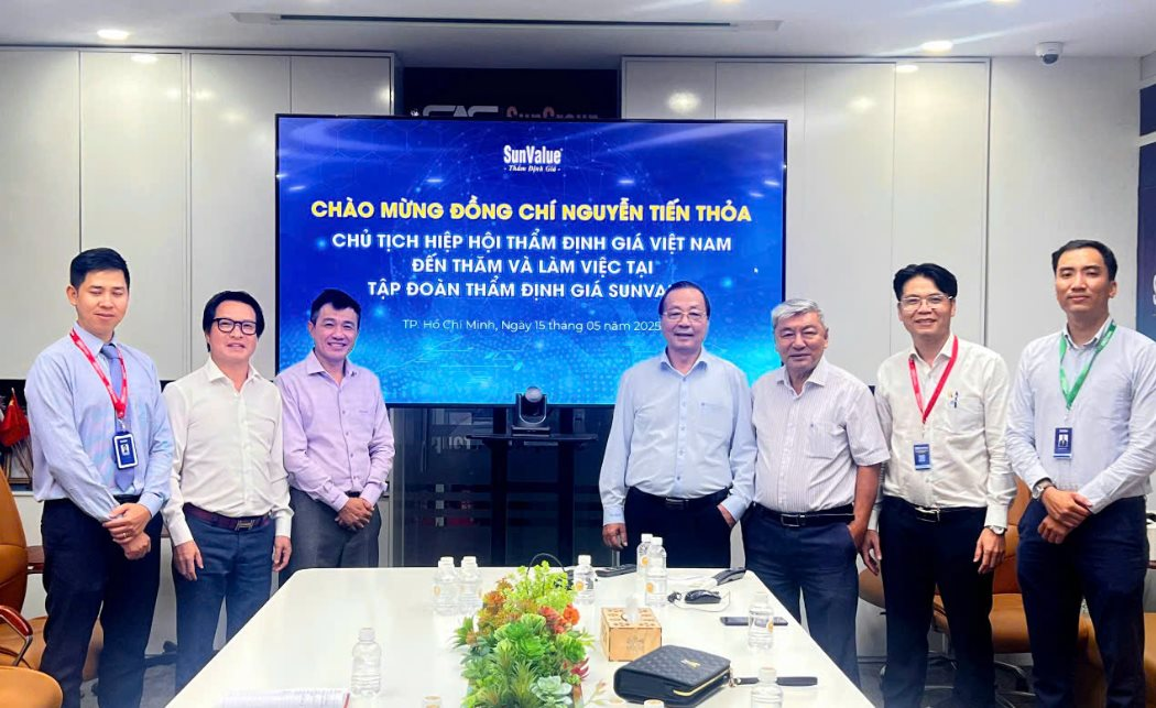 Hội Thẩm định giá Việt Nam đến thăm và làm việc với Công ty SunValue