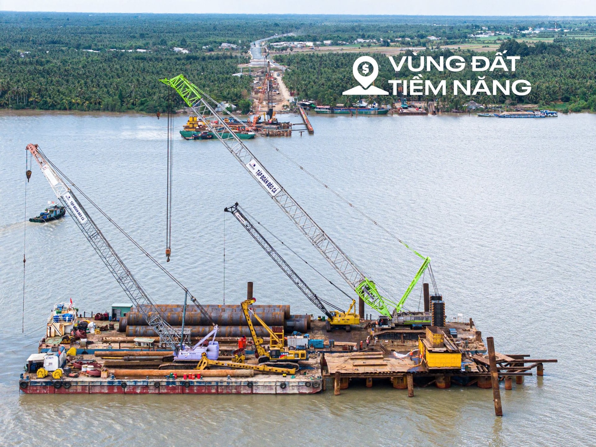 Cầu có trụ tháp cao bằng toà nhà 35 tầng, nhịp chính dài thứ 2 Việt Nam, sẽ rút ngắn 80 km đường từ Cà Mau tới TP.HCM