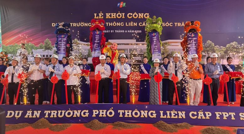 Tập đoàn FPT khởi công xây trường tại Sóc Trăng, bắt đầu đào thế hệ "kỹ sư 57"