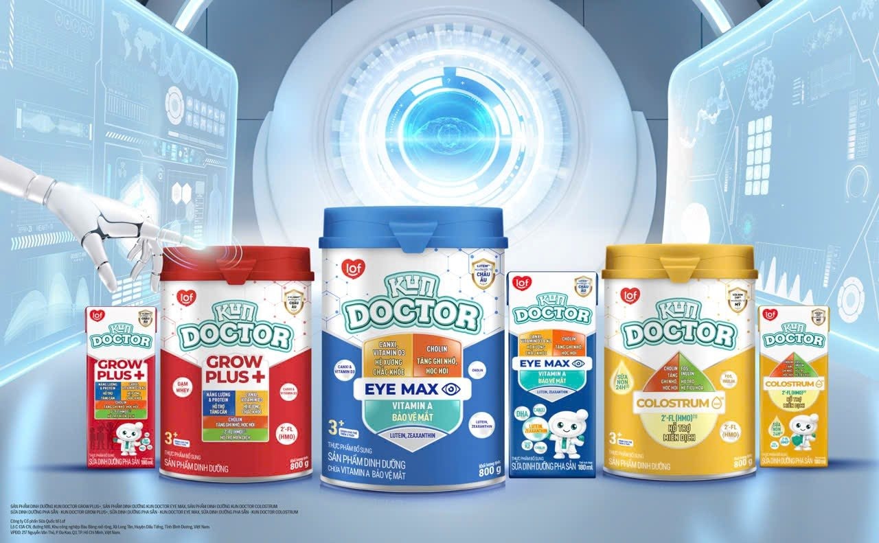 Sữa Quốc tế LOF "bắt tay" đối tác Newzealand phát triển sản phẩm sữa công thức Kun Doctor