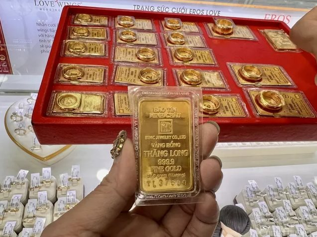 Kết thúc phiên sáng 19/6, giá vàng trong nước đi ngang