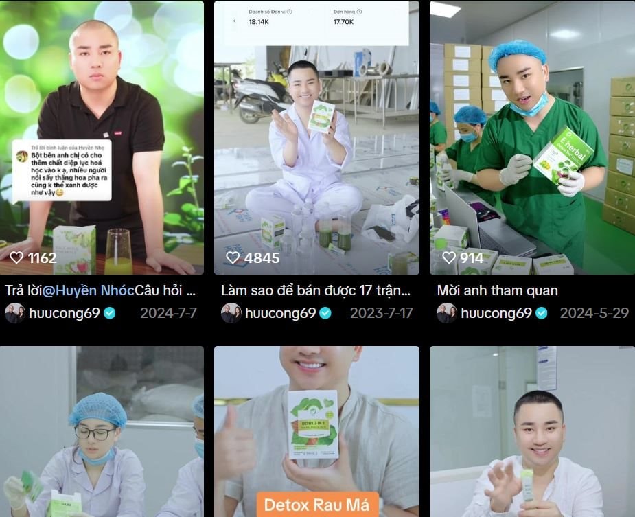 Thông tin về doanh nghiệp chỉ có 6 lao động đứng sau loạt sản phẩm Detox được vợ chồng Hữu Công quảng bá rầm rộ trên mạng xã hội 