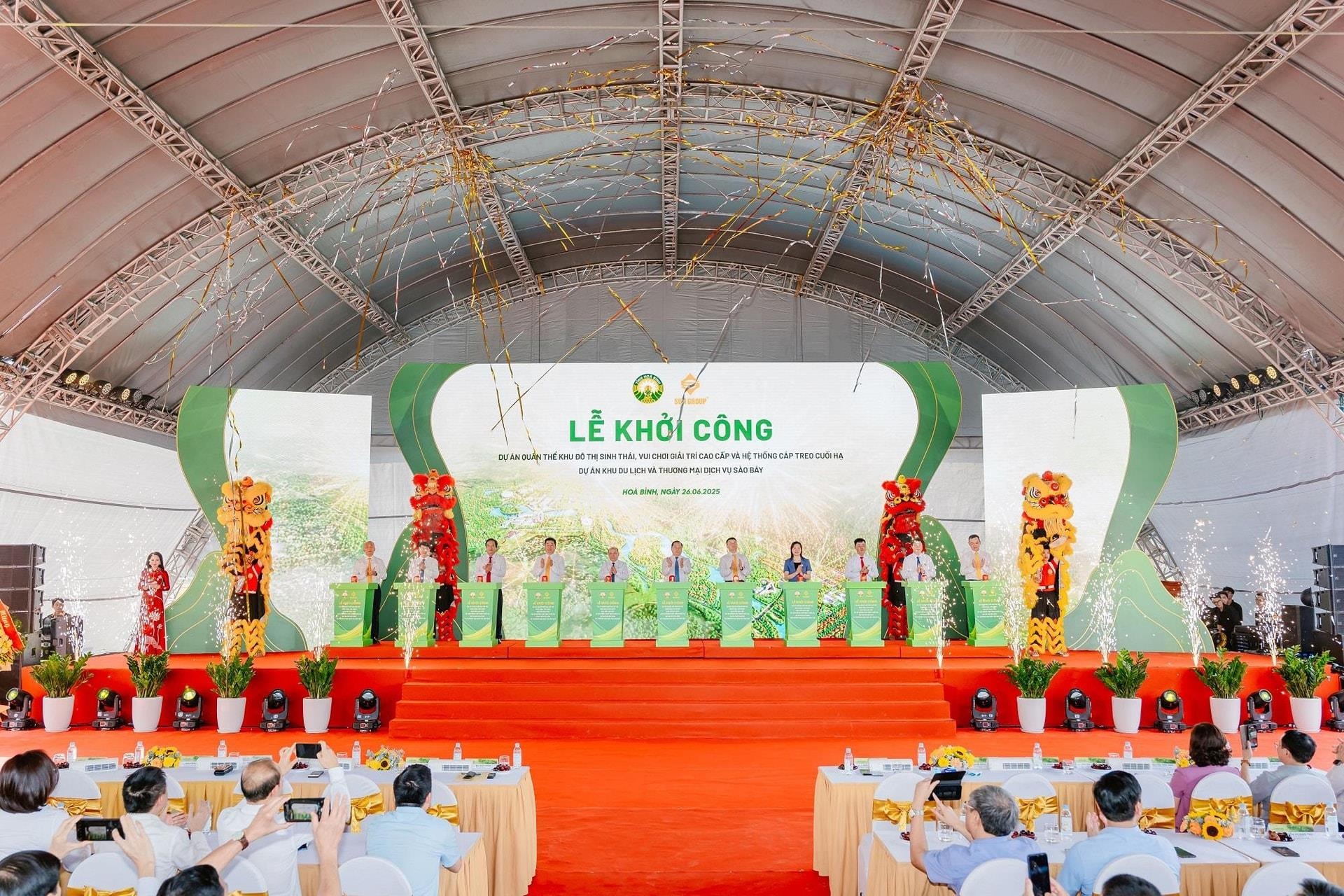 Sun Group tiến về Hòa Bình, khởi công Tổ hợp nghỉ dưỡng khoáng nóng 21.000 tỷ đồng, quy mô gần 600ha lớn nhất miền Bắc 