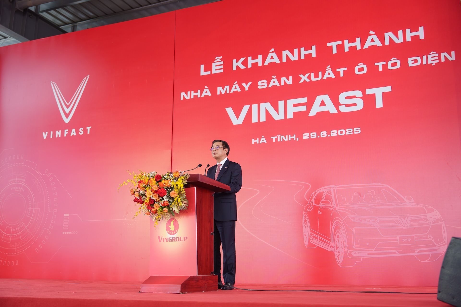 Vinfast khánh thành nhà máy sản xuất ô tô điện tại Hà Tĩnh