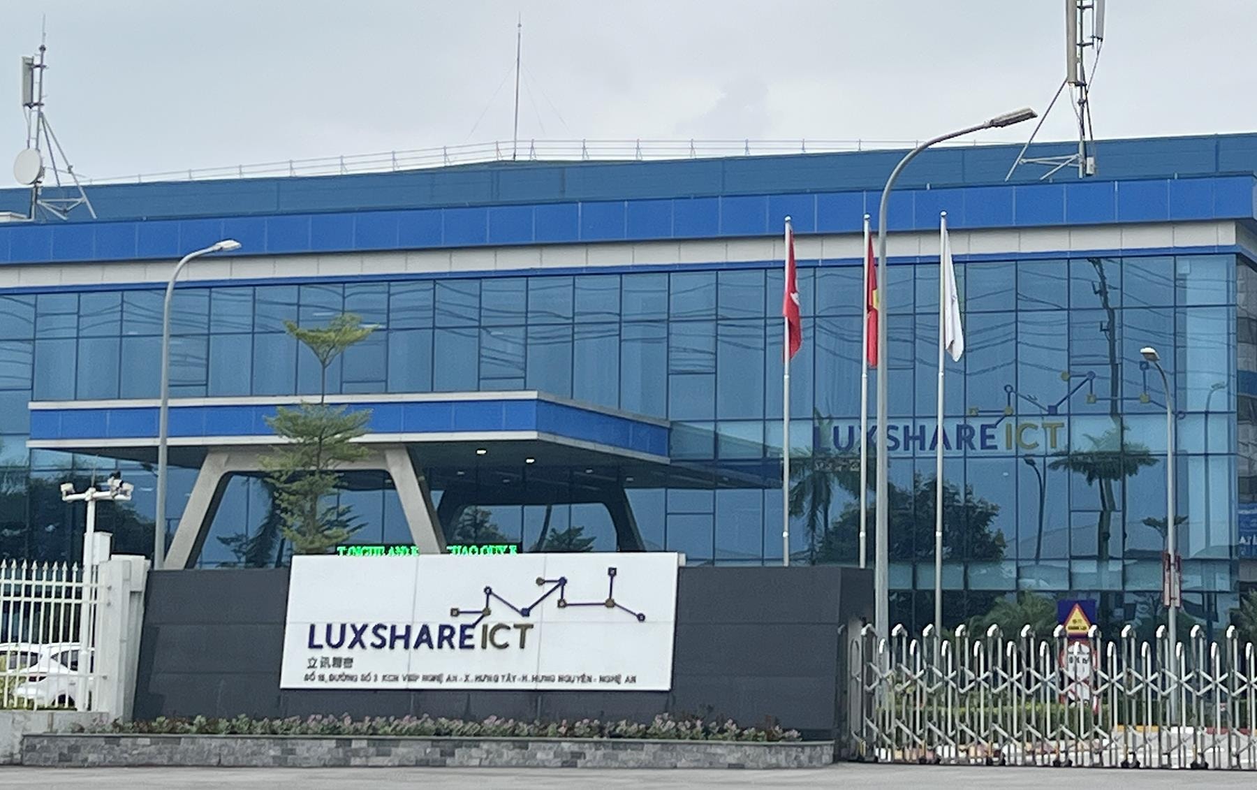 Luxshare-ICT được hưởng thuế thu nhập doanh nghiệp 0% tại Nghệ An
