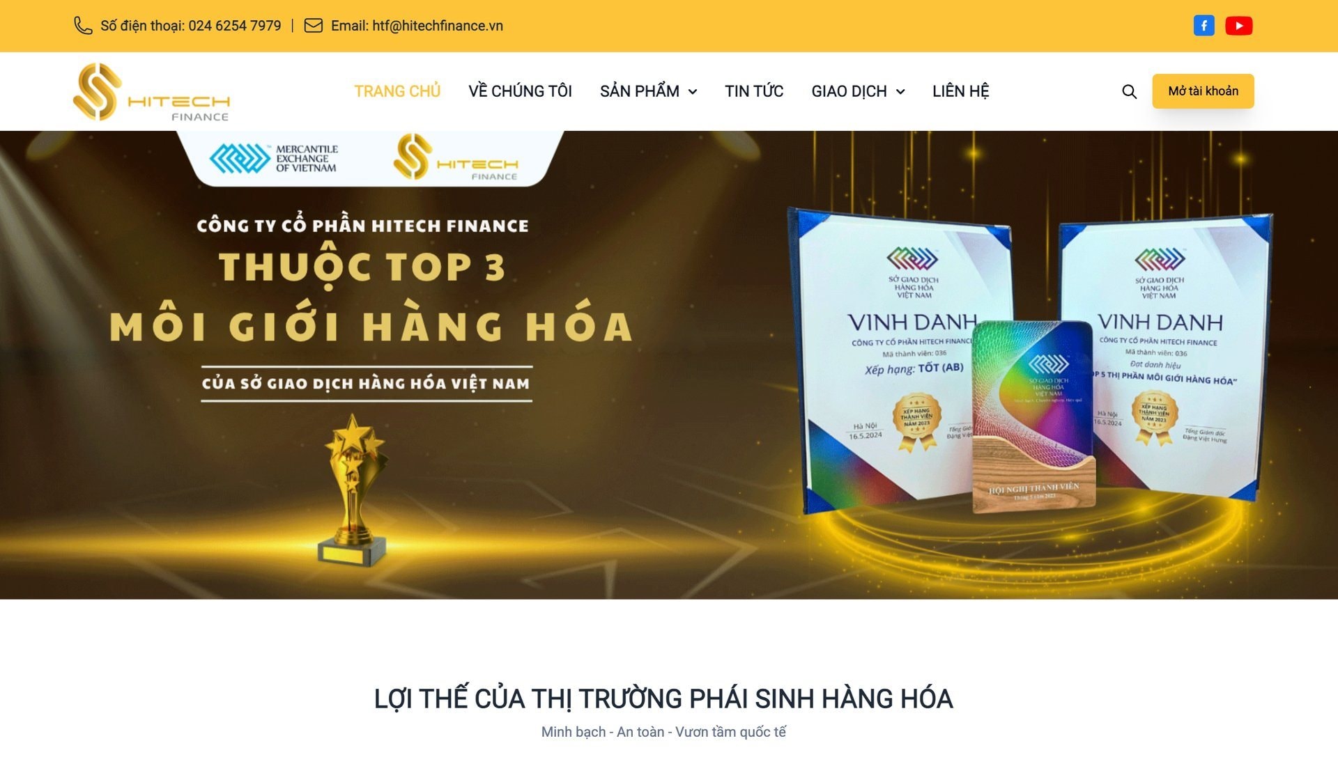 Sàn giao dịch hàng hoá Hitech Finance bị ngừng sử dụng hoá đơn