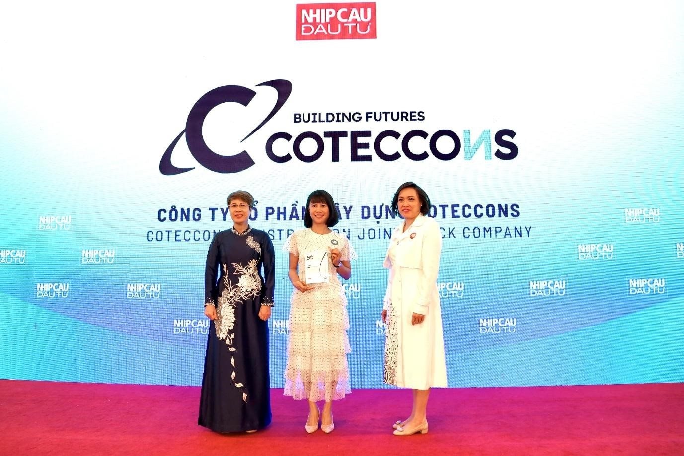 Coteccons năm thứ 3 lọt Top 50 doanh nghiệp phát triển bền vững