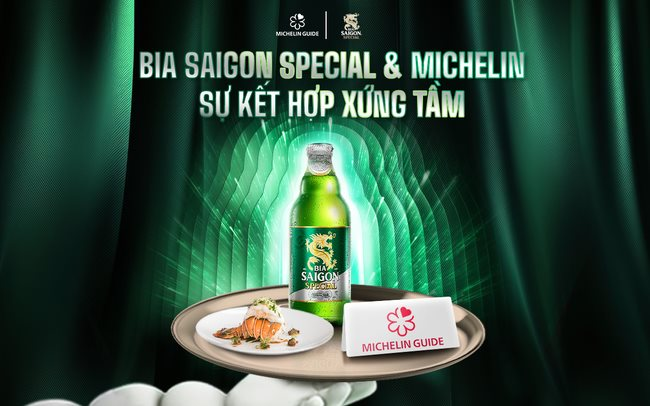 Bia Saigon Special - Từ thiết kế đặc trưng đến dấu ấn thị giác trên bàn Michelin