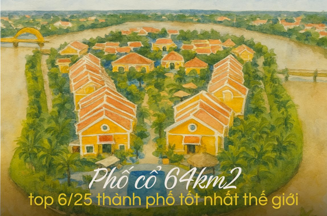 Tạp chí Mỹ đánh giá 1 phố cổ rộng 64km2 ở Việt Nam "tốt nhất thế giới", nửa năm 2025 hút 1,5 triệu lượt khách, thu hơn 3000 tỷ đồng