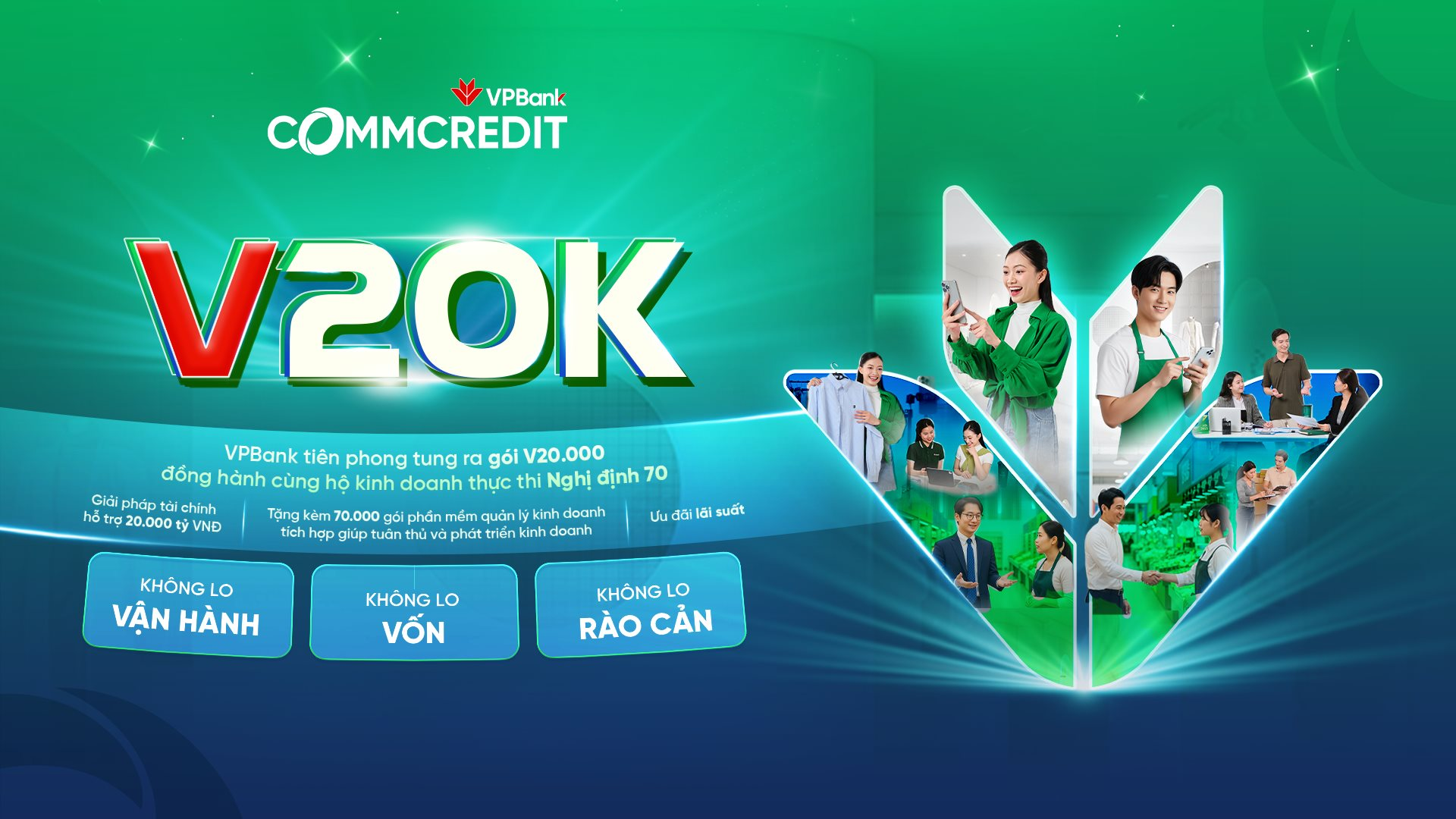 Bộ giải pháp toàn diện "5 trong 1" từ VPBank giúp hộ kinh doanh bắt nhịp Nghị định 70