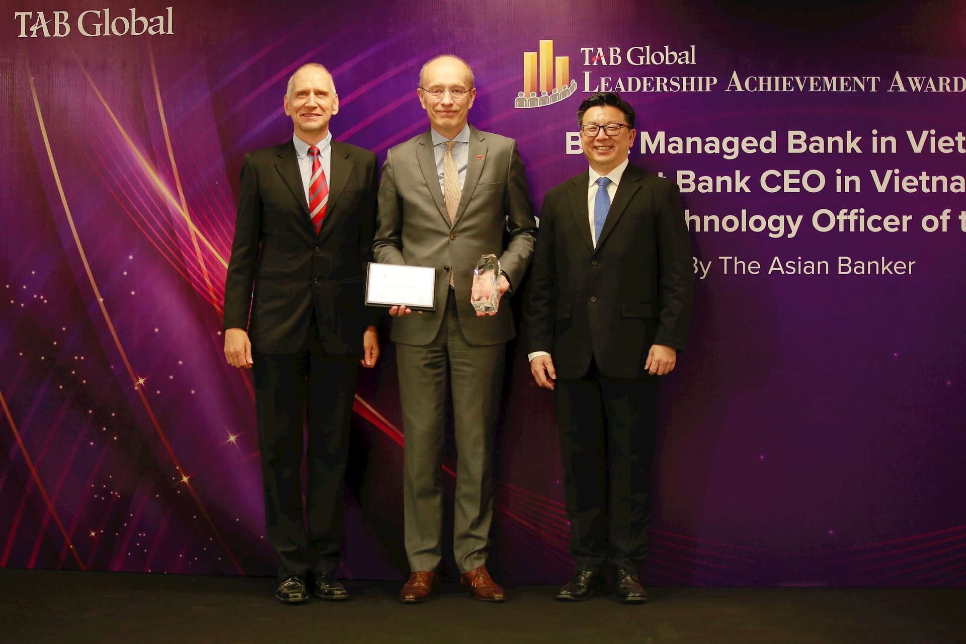 The Asian Banker vinh danh Techcombank với 3 giải thưởng, CEO Jens Lottner được xướng tên là Tổng Giám đốc Ngân hàng Xuất sắc nhất Việt Nam