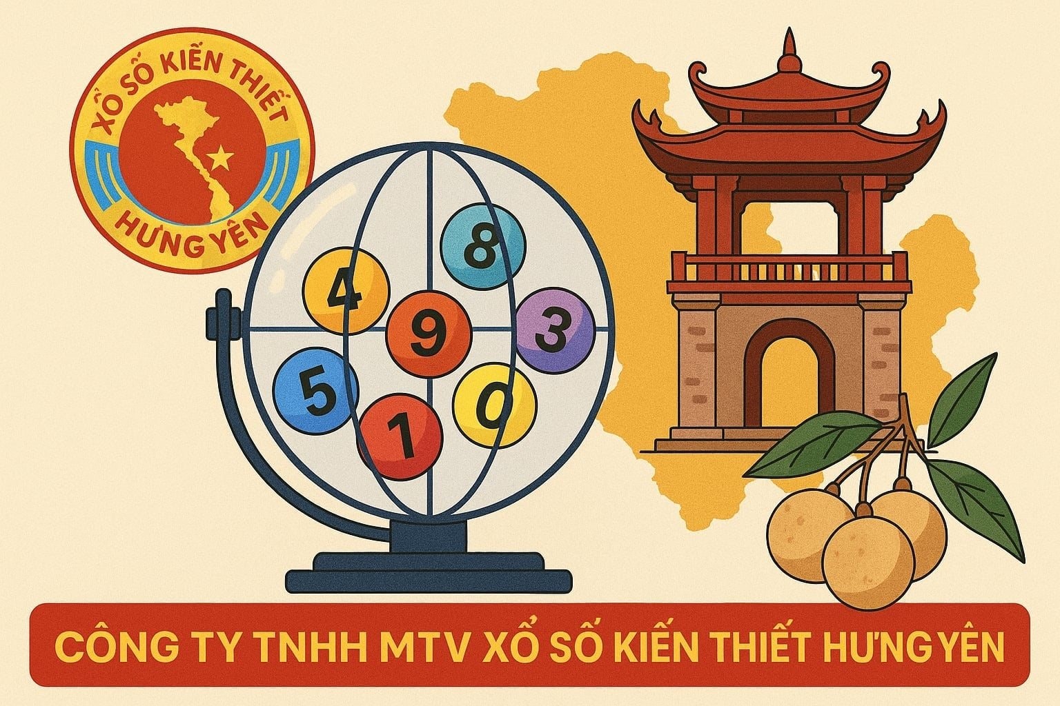 Cưỡng chế ngừng sử dụng hóa đơn của Công ty TNHH MTV Xổ số kiến thiết Hưng Yên do nợ quá hạn 1,47 tỷ đồng.