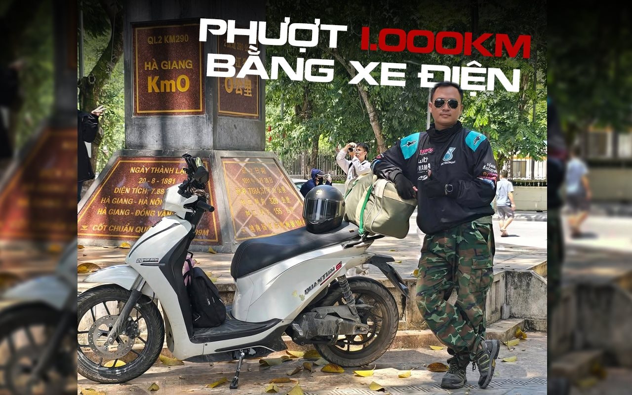 6 người đi 3 xe máy điện phượt Hà Giang: Đi 1.000 km không phải dắt bộ, gặp 'thảm họa' khi đổ dốc Bắc Sum