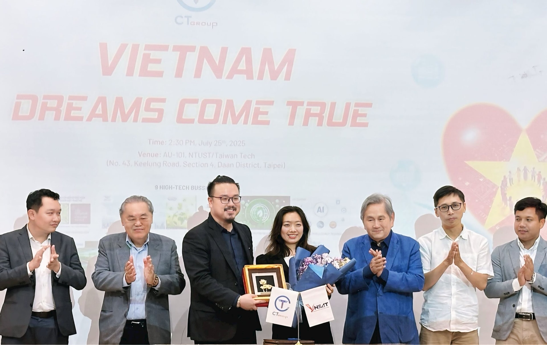 CT Group khơi dậy khát vọng trí tuệ Việt toàn cầu tại hội thảo “Vietnam Dreams Come True” ở Đài Loan