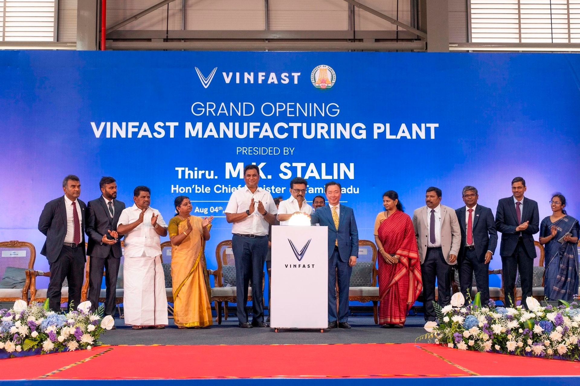 VinFast khánh thành nhà máy lắp ráp ô tô điện đầu tiên bên ngoài Việt Nam