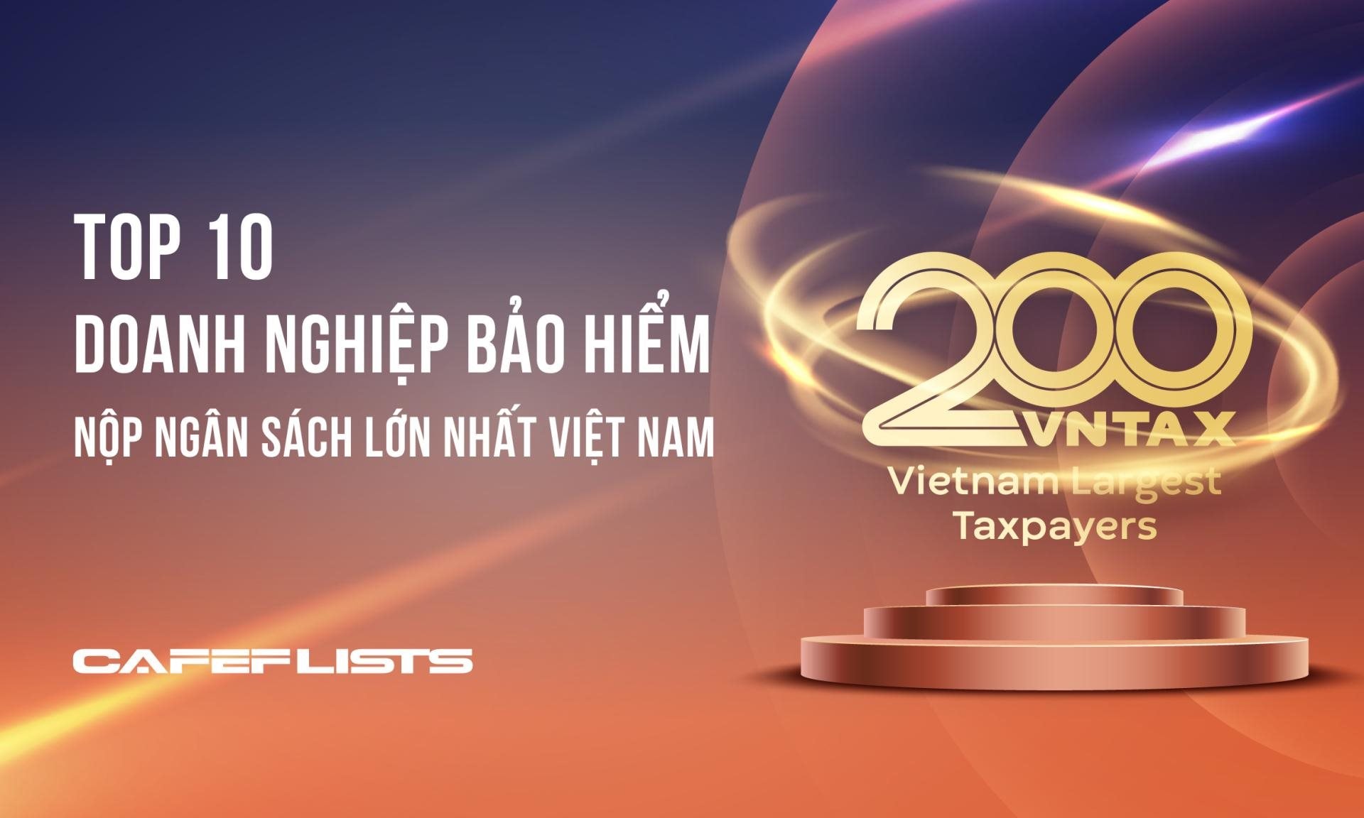 Công bố 10 Công ty Bảo hiểm nộp ngân sách lớn nhất Việt Nam