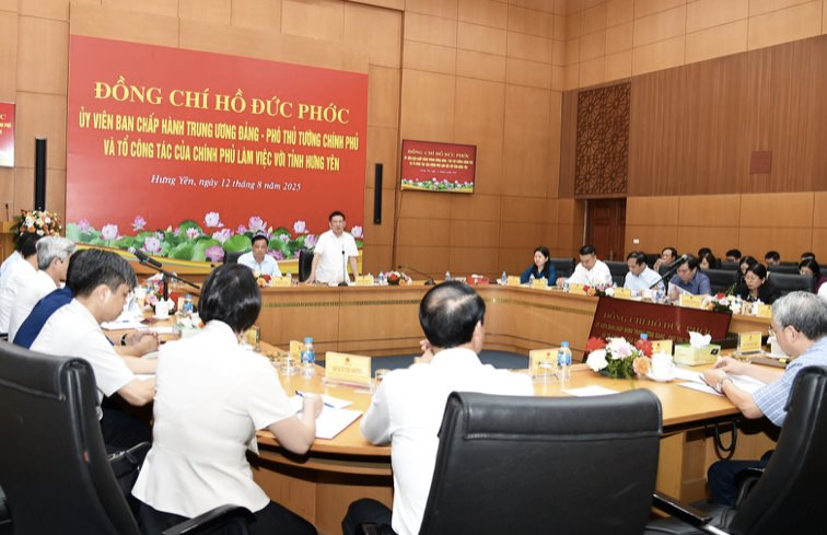 Phó Thủ tướng Hồ Đức Phớc: một trong những trọng tâm chiến lược lớn nhất của Hưng Yên là thành lập Khu kinh tế tự do
