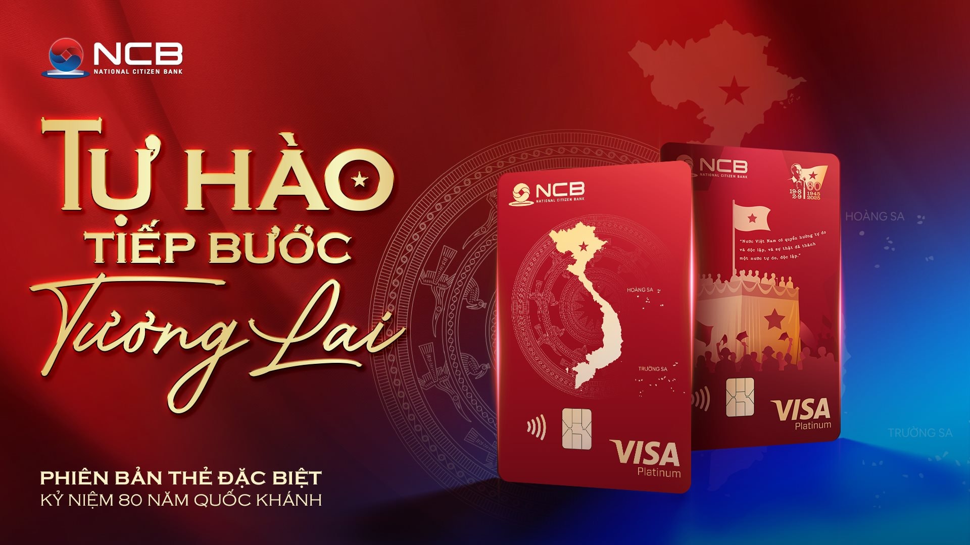 Ngân hàng NCB chính thức ra mắt thẻ Tự Hào – mang Việt Nam đi khắp muôn nơi