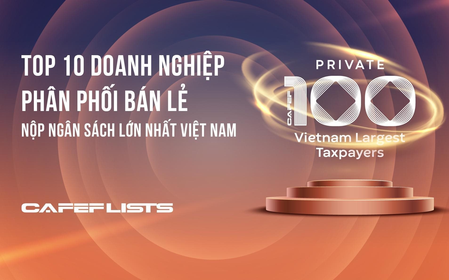 Công bố 10 doanh nghiệp tư nhân Phân phối Bán lẻ nộp ngân sách lớn nhất Việt Nam 
