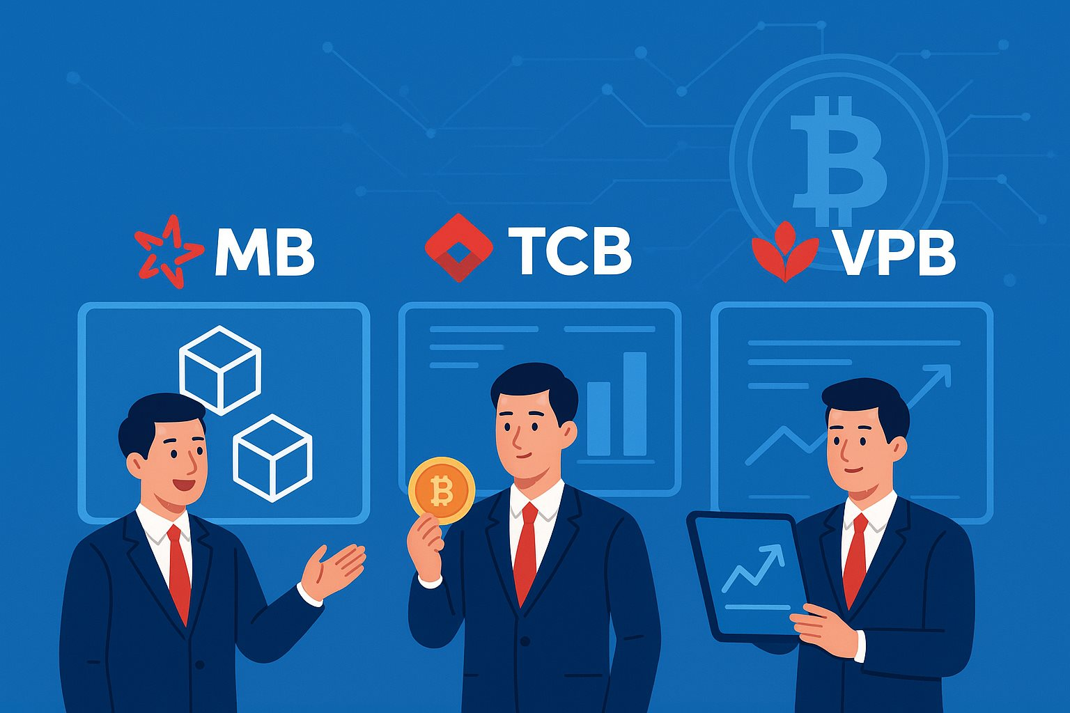 Các ngân hàng Việt Nam rục rịch gia nhập thị trường tài sản số 