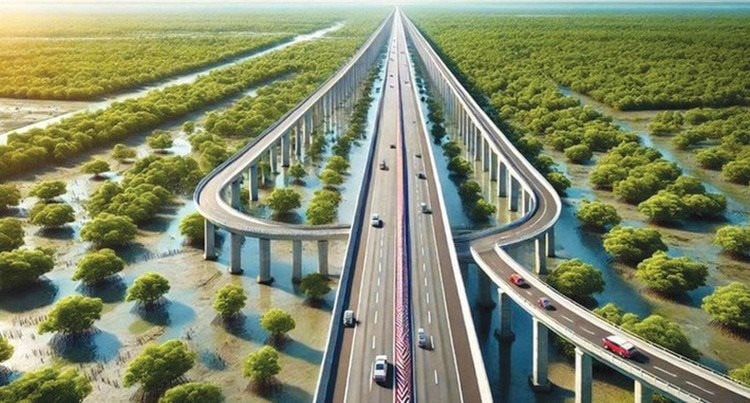 Cầu vượt biển gần 100.000 tỷ đồng dài nhất Việt Nam và dài thứ 3 Đông Nam Á: Công ty nào xây?